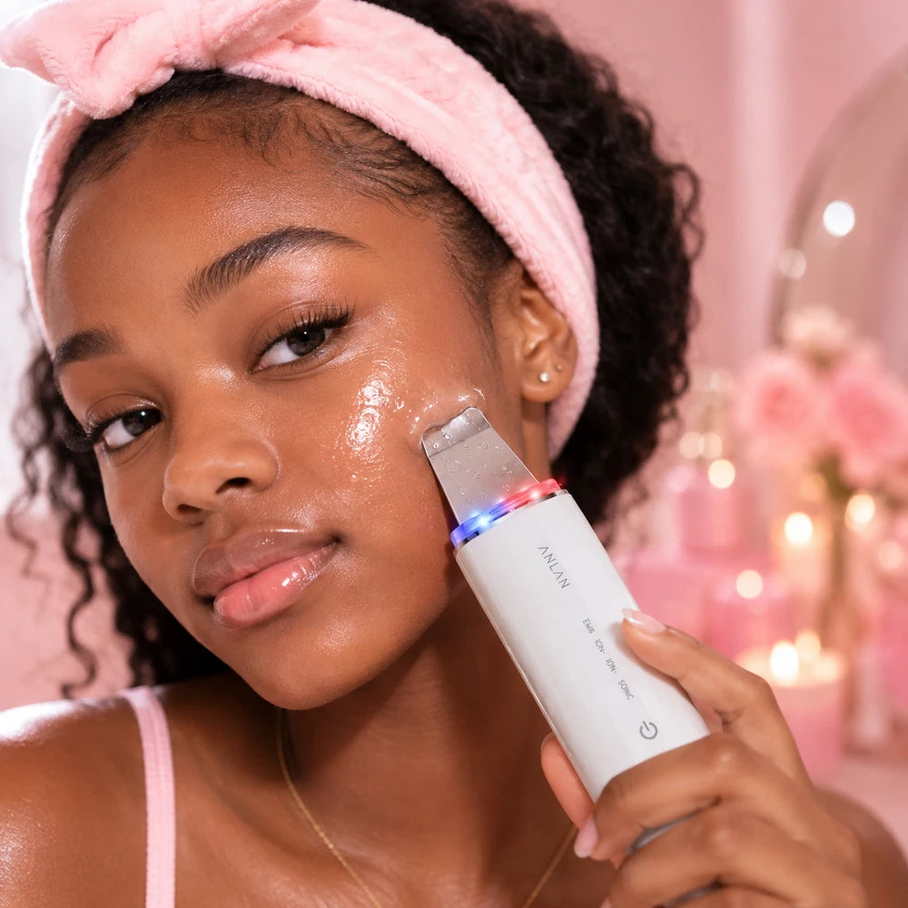 Ultrasonic Facial Skin Scrubber
